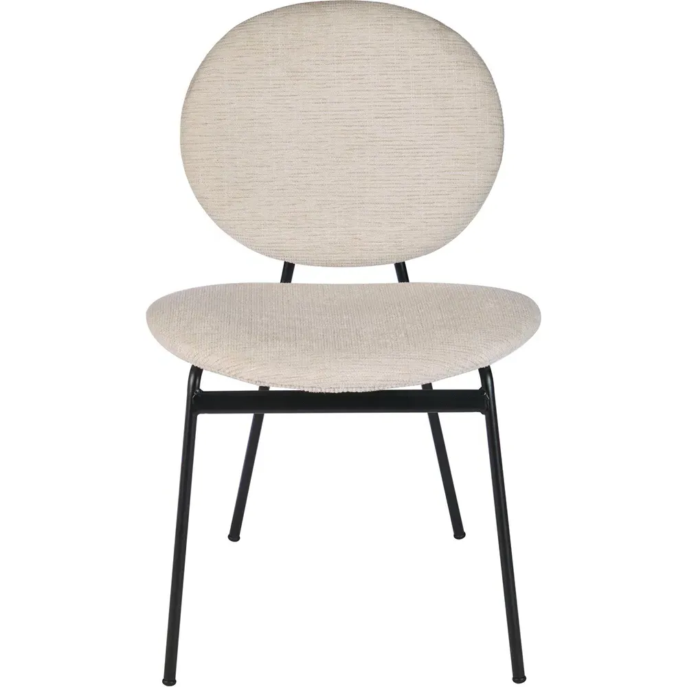 Maybury Pair of Dining Chairs - Cream