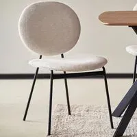 Maybury Pair of Dining Chairs - Cream