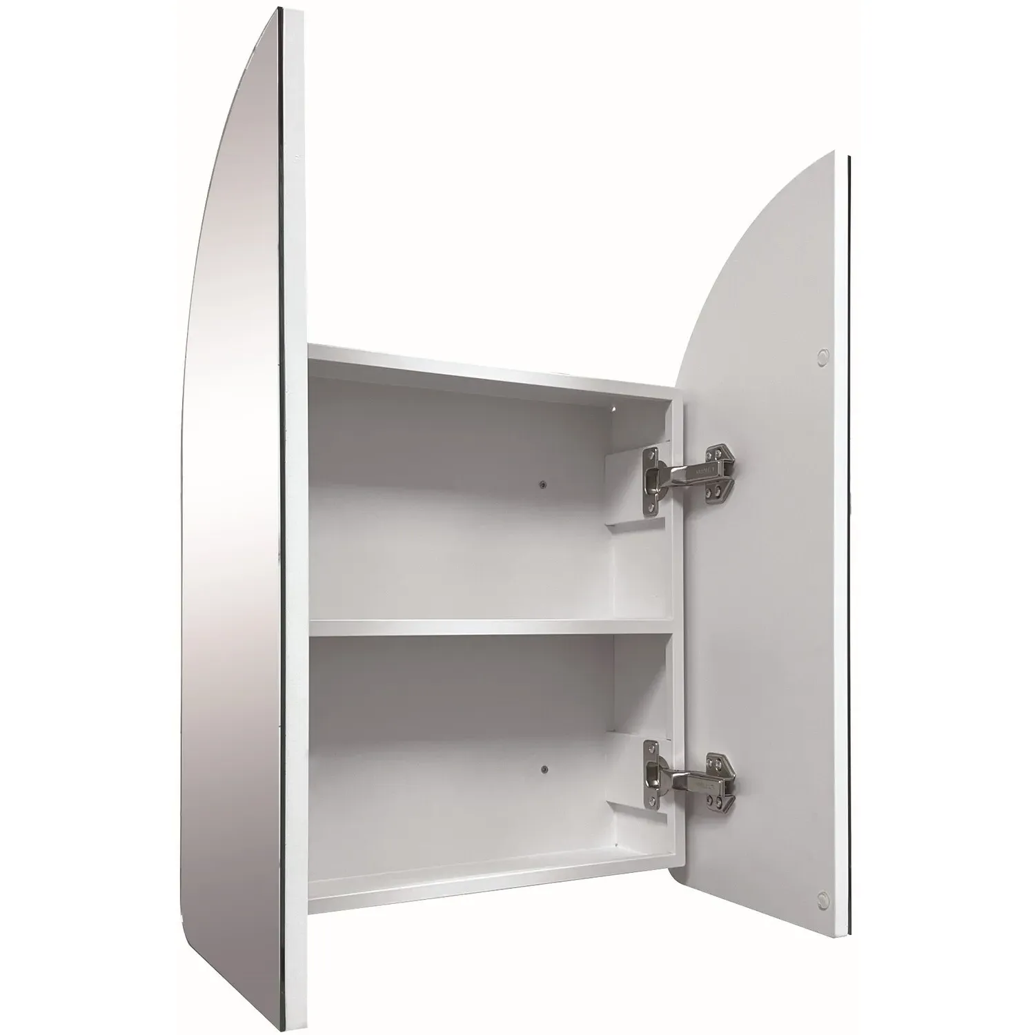 Mayfair Arch Mirror Cabinet - White