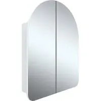 Mayfair Arch Mirror Cabinet - White