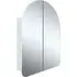 Mayfair Arch Mirror Cabinet - White