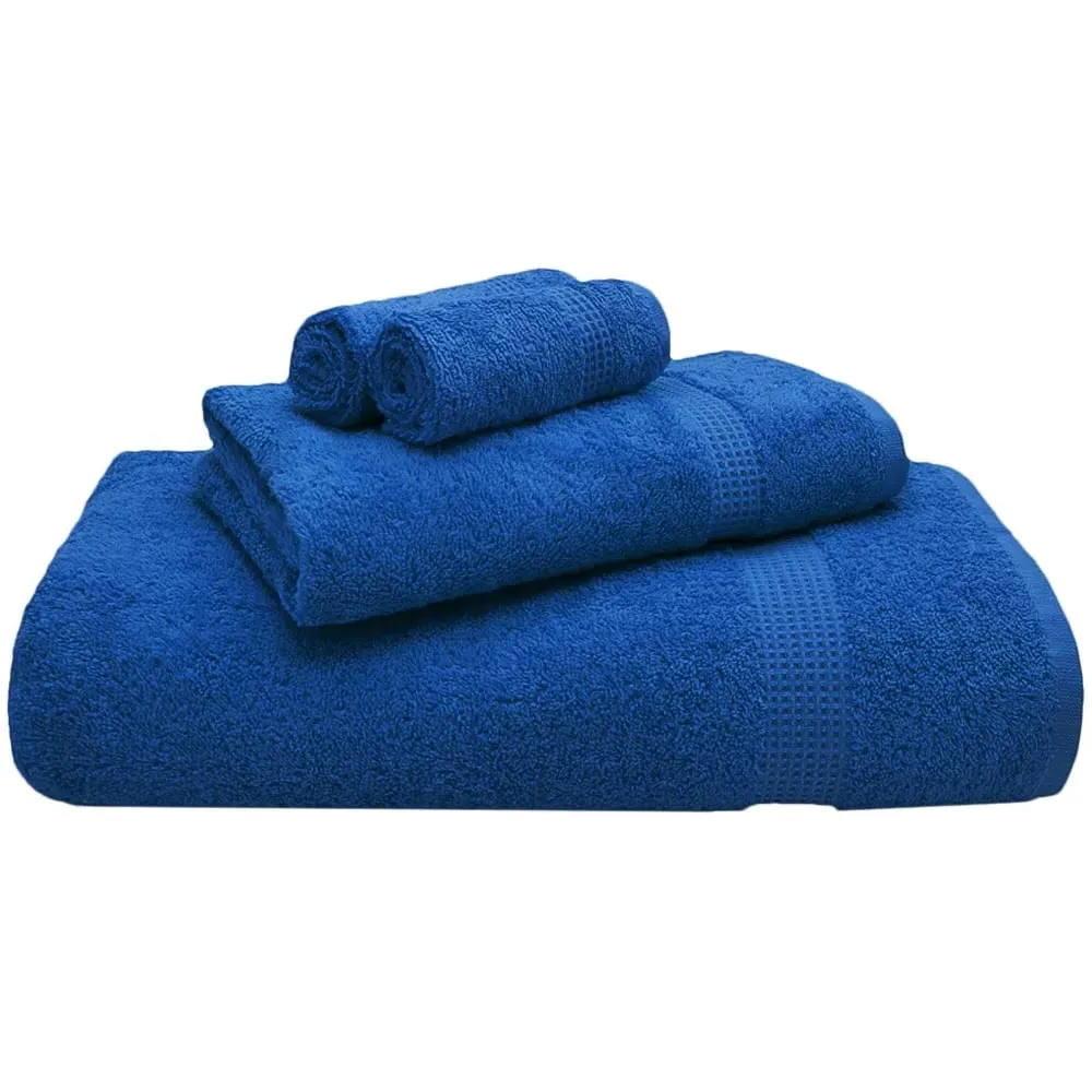 Mayfair Egyptian Cotton Bath Towel Set of 2 - Blue