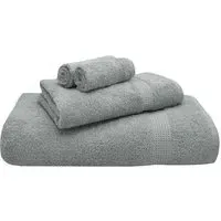 Mayfair Egyptian Cotton Bath Towel Set of 2 - Grey