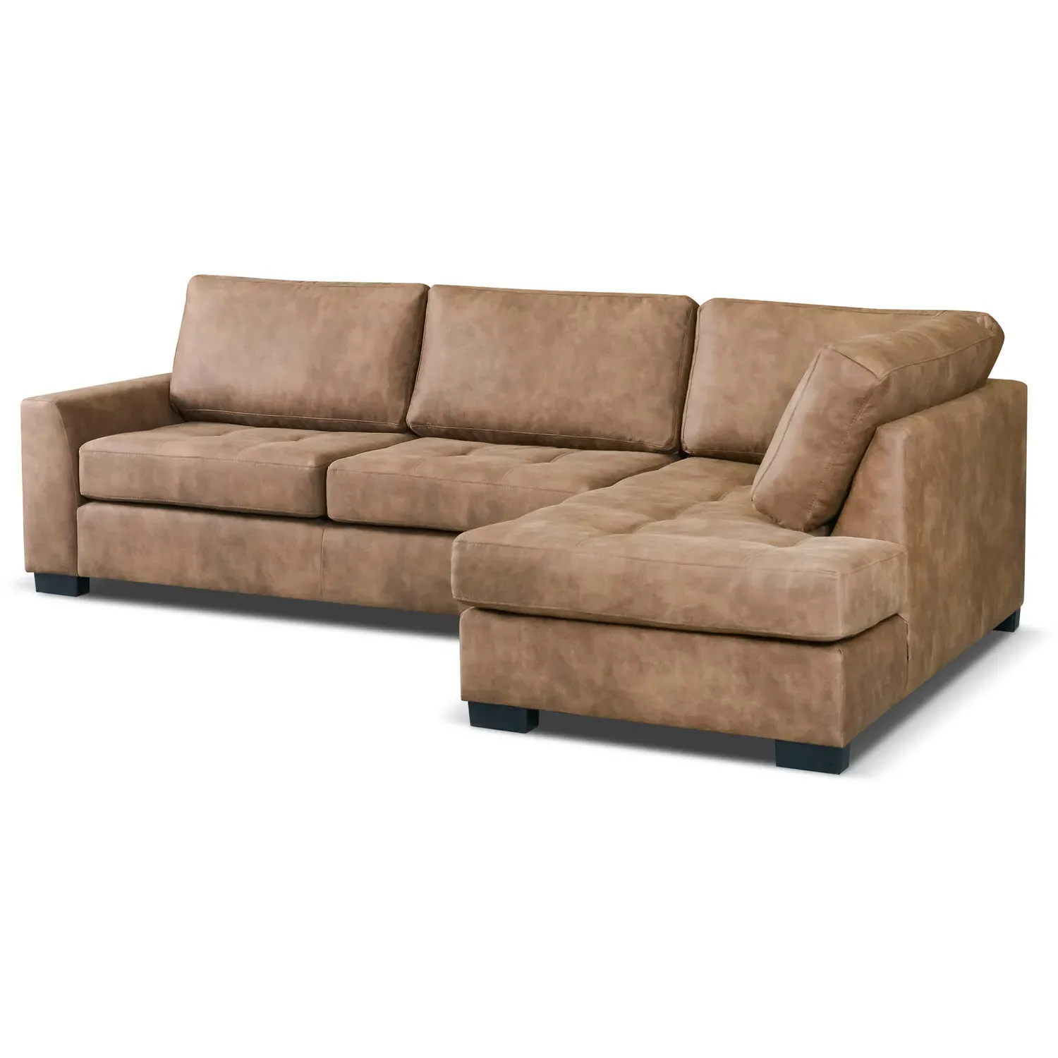 Mayfair Large Right-Hand Corner Sofa - Brown