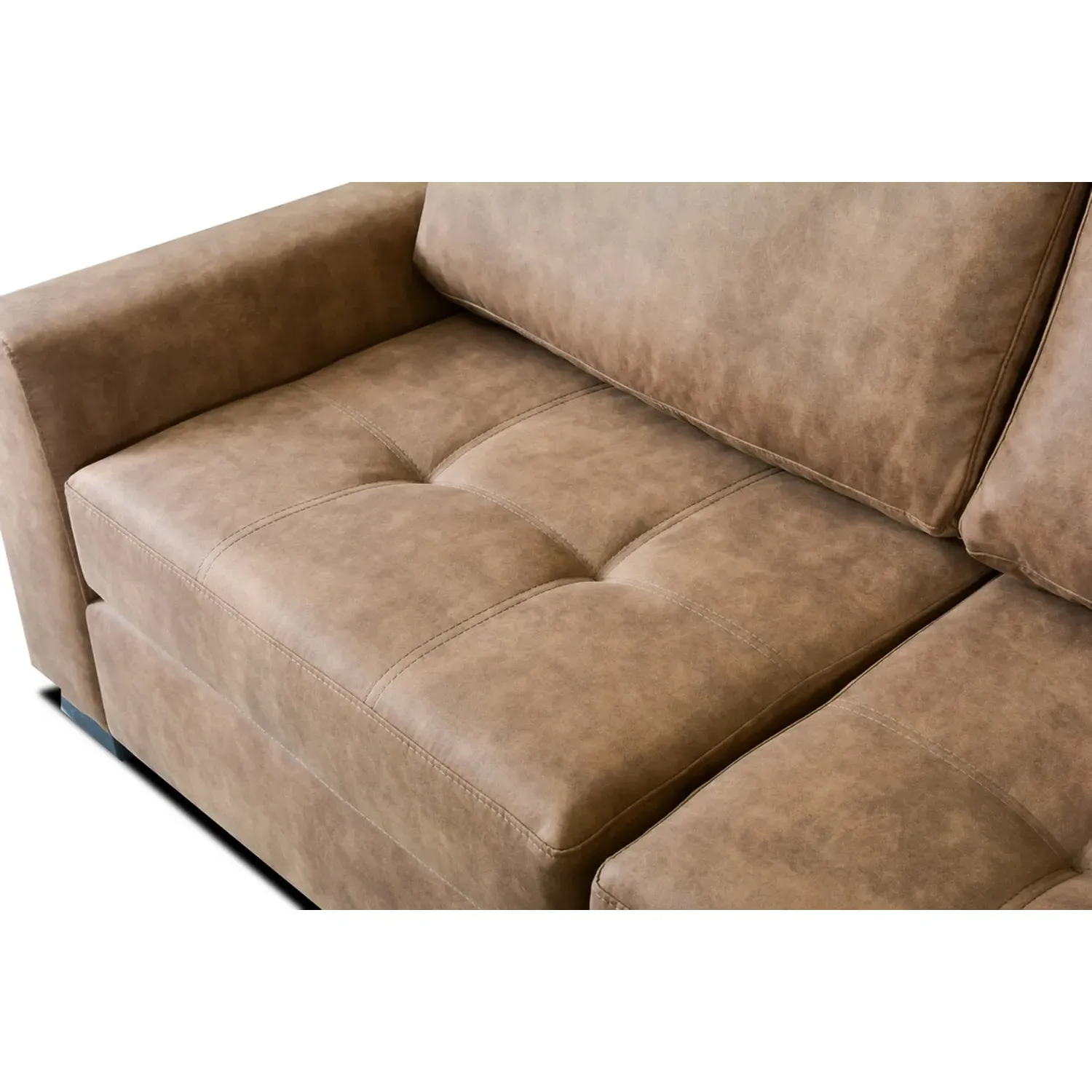 Mayfair Large Right-Hand Corner Sofa - Brown
