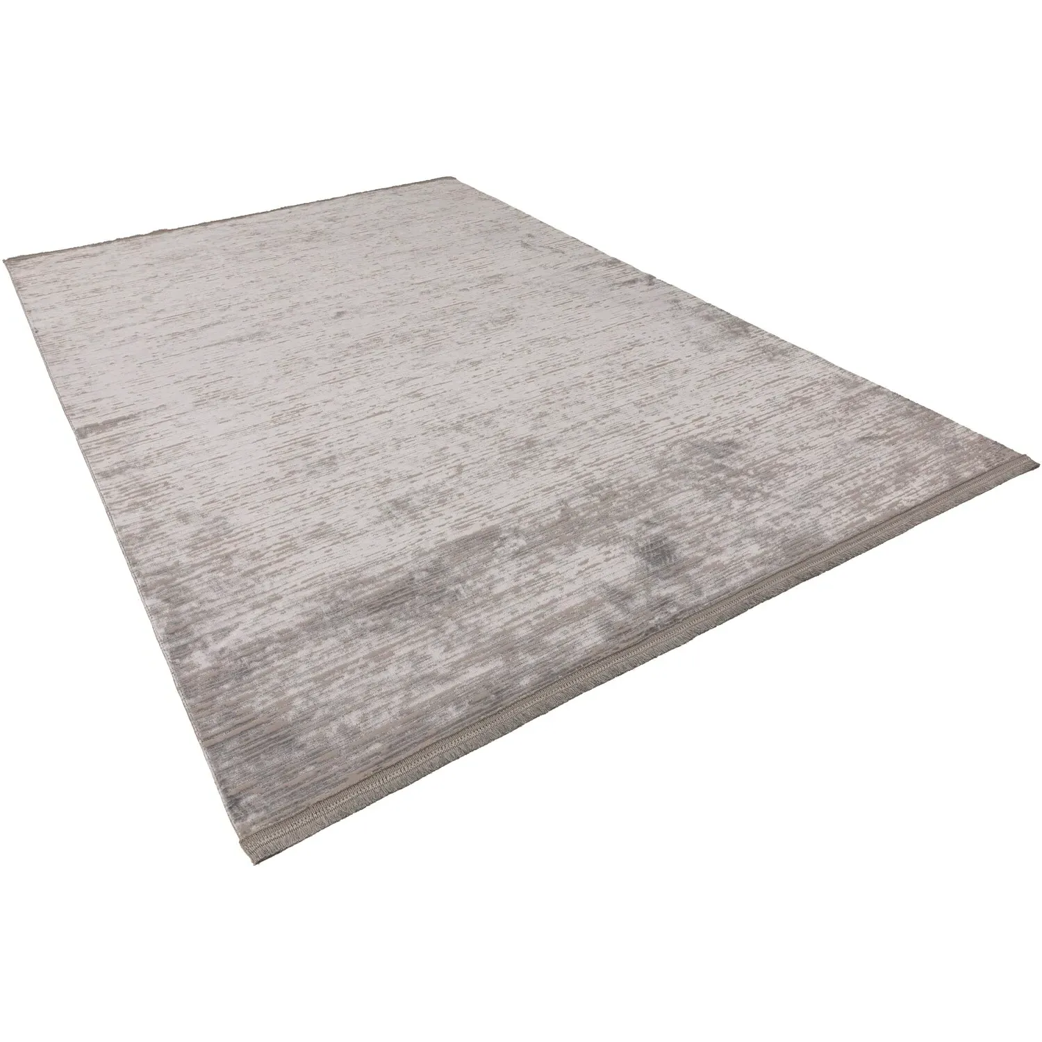 Mazic Capri 140cm Rug with Fringe - Silver Teal