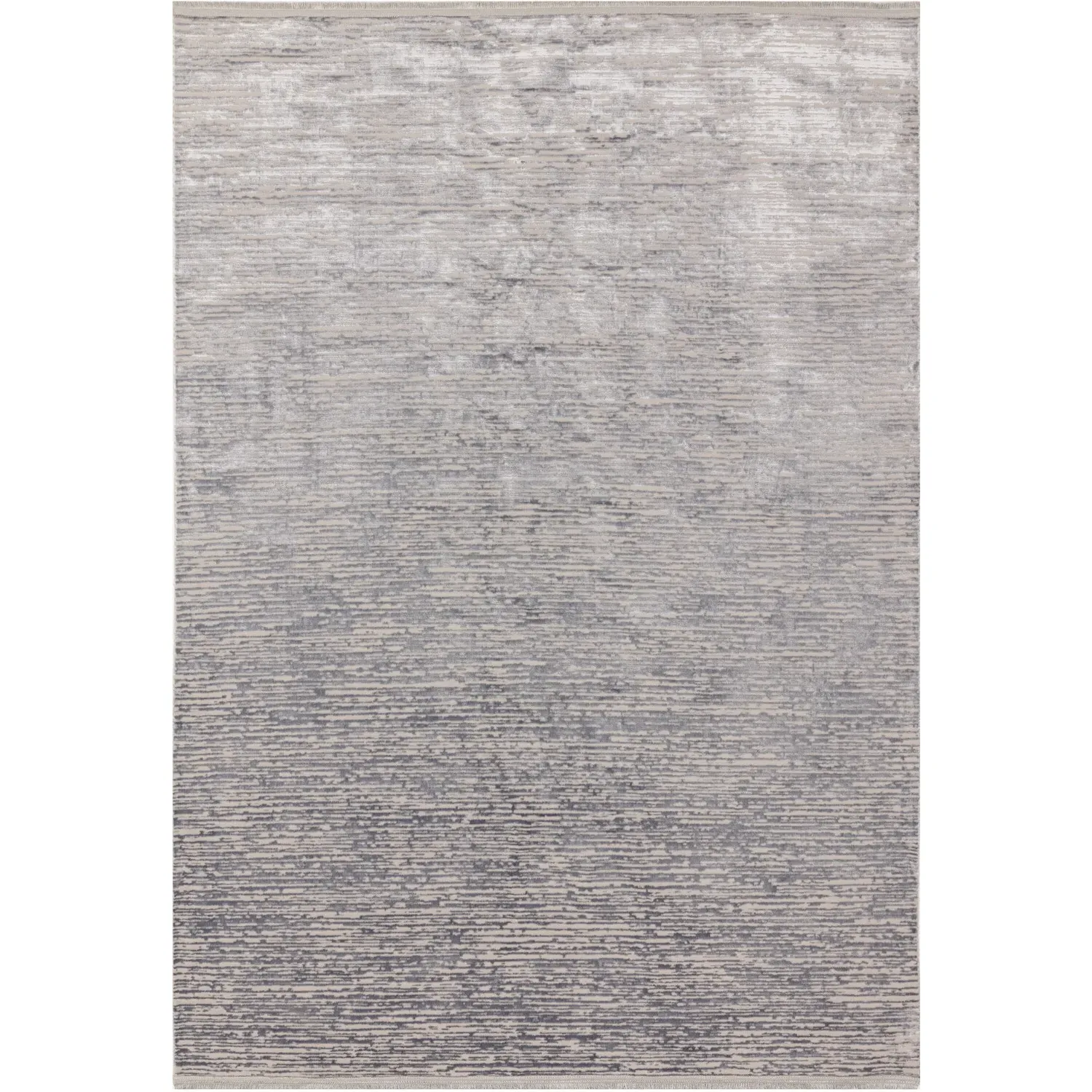 Mazic Capri 140cm Rug with Fringe - Silver Teal image