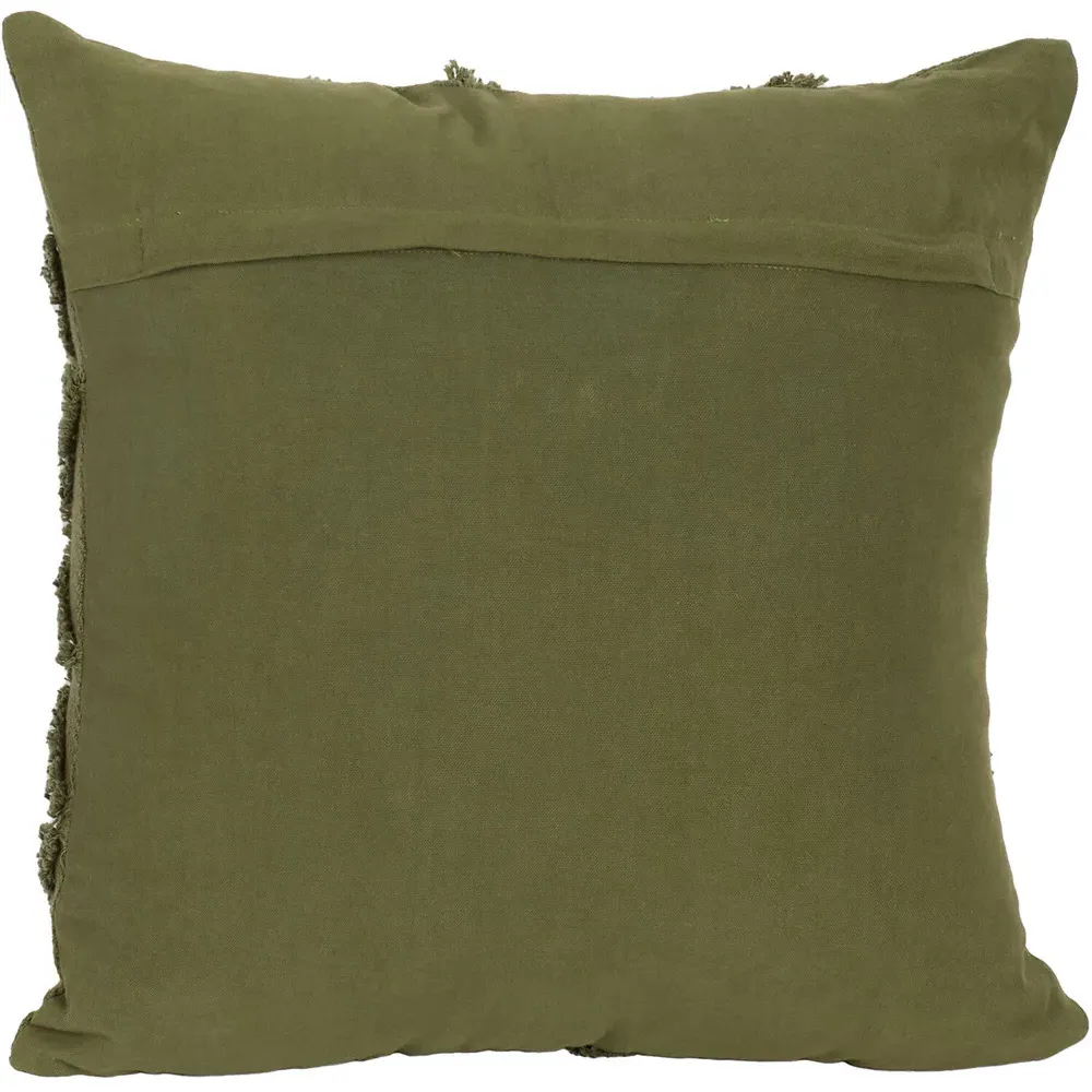 Medina Tufted Cushion - Khaki