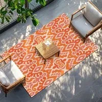 Meknes Outdoor Rug - Orange