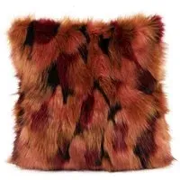 Melba Fur Cushion - Brown