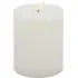 Melted Look LED Candle - White