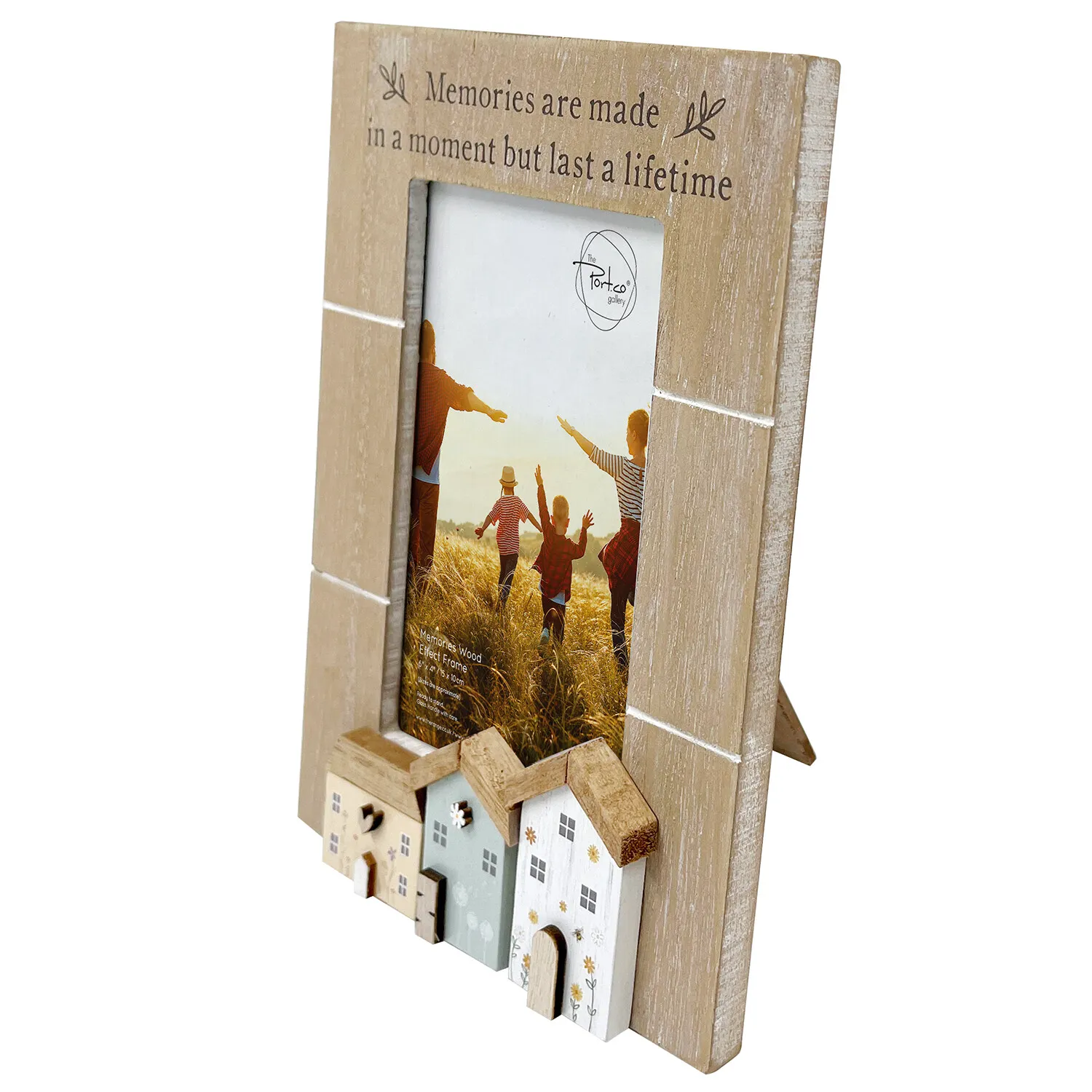 Memories Wood Effect Photo Frame - Brown