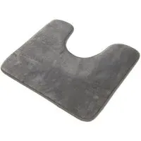 Memory Foam Bath Mat Set of 2 - Silver