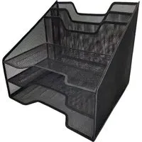 Mesh File Folder - Black