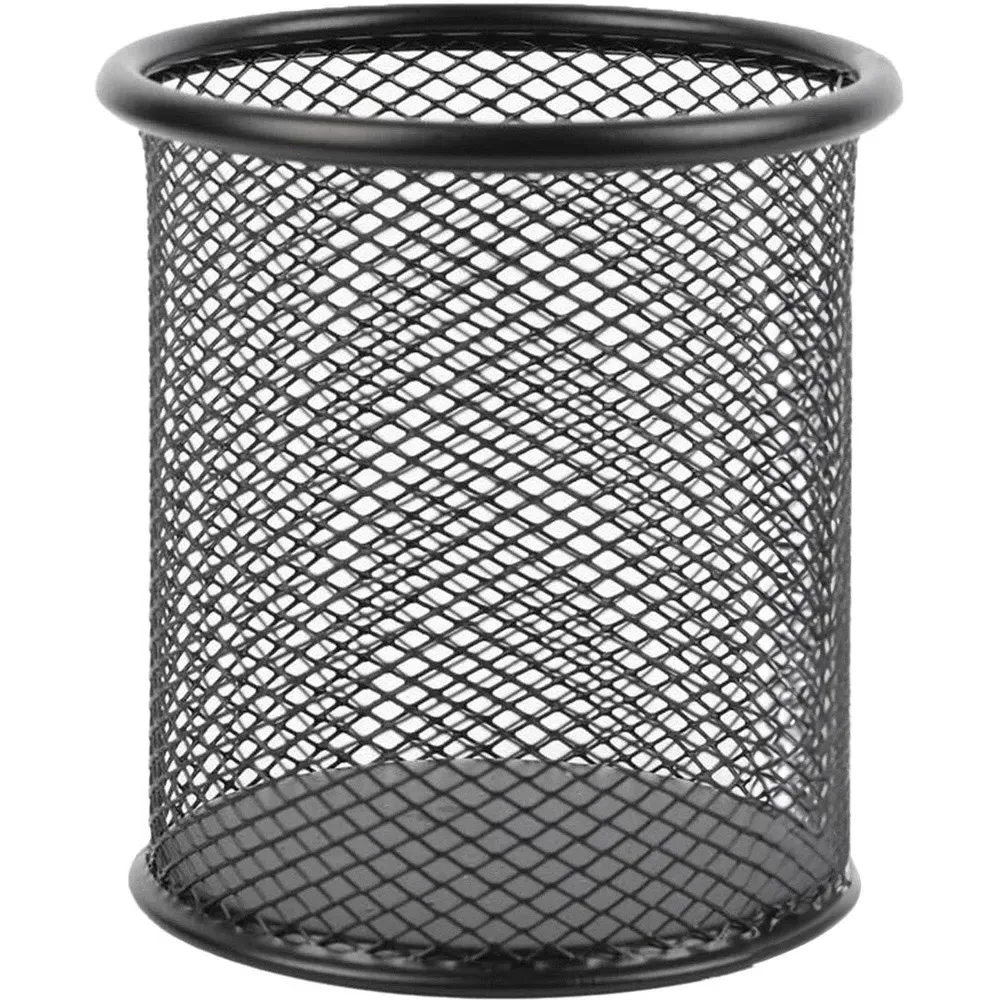 Mesh Pen Holder - Black, Metal image