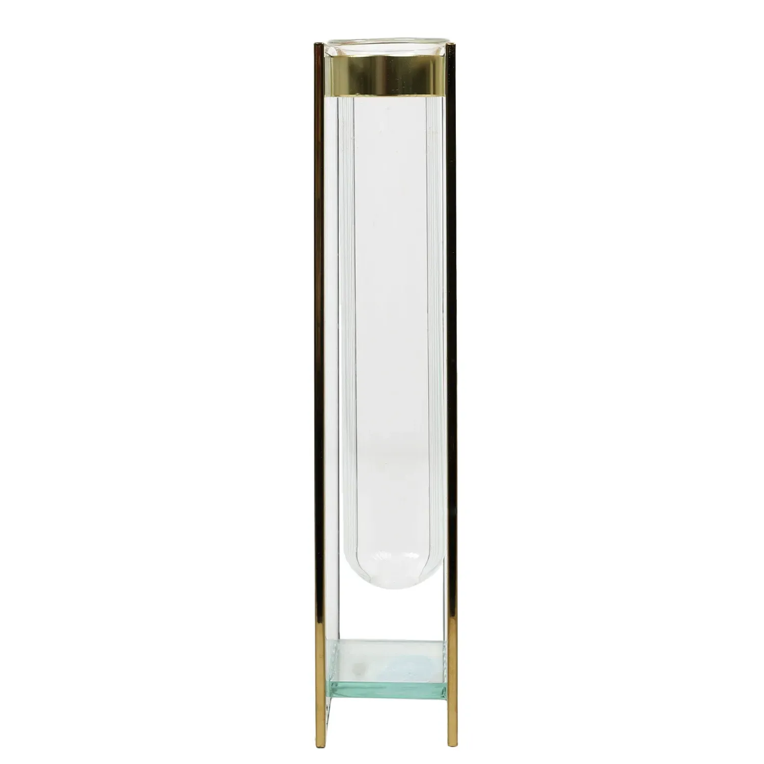 Metal Stem Vase - Gold