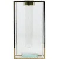 Metal Stem Vase - Gold