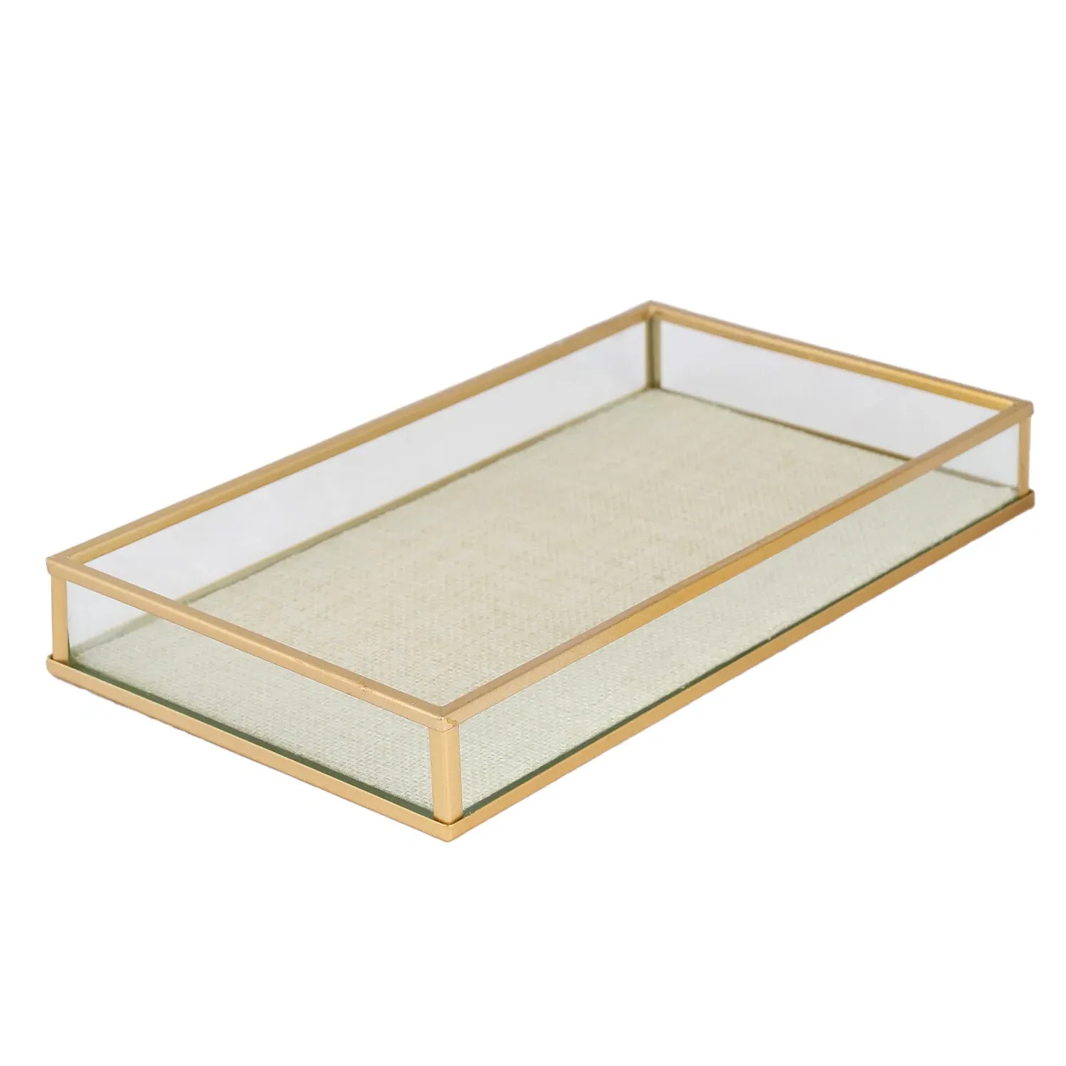 Metal Tray Set of 2 - Gold