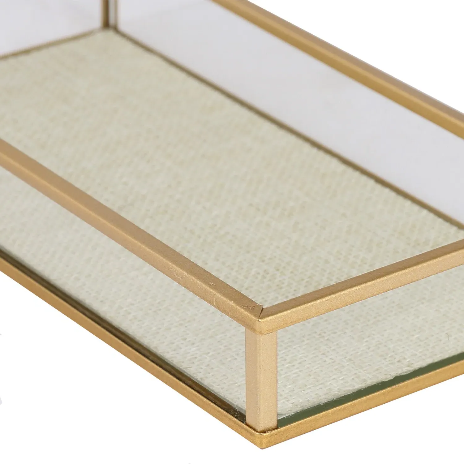 Metal Tray Set of 2 - Gold