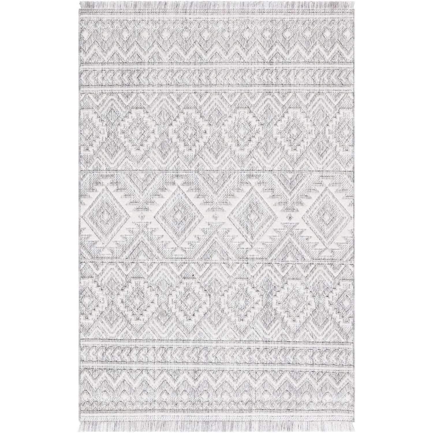 Mexico 140cm Rug - Grey