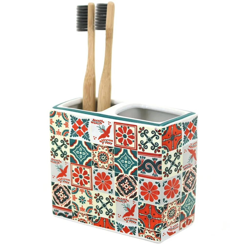 Mexico Mosaic Toothbrush Holder image