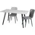 Mia Dining Table - White Marble Effect