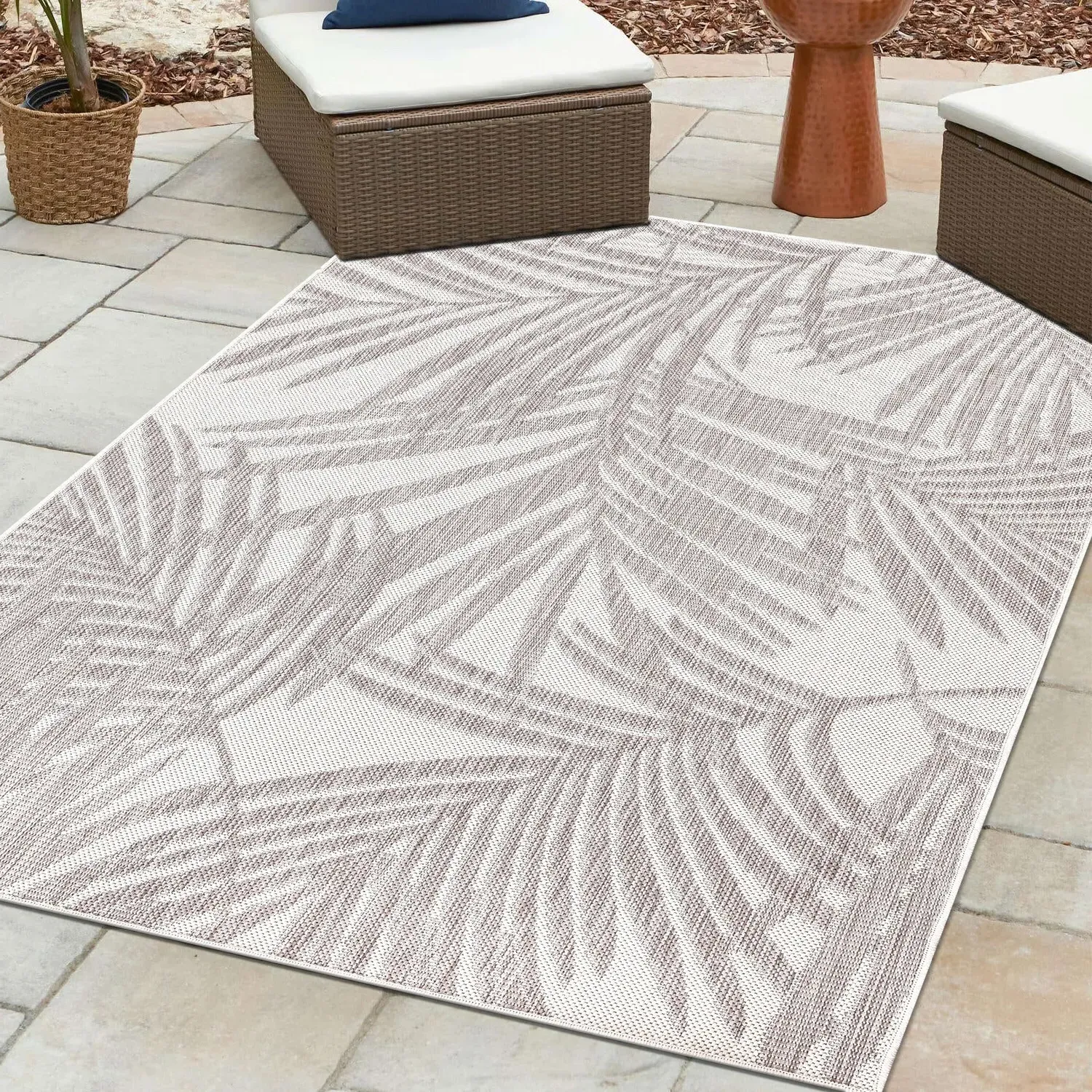 Miami 120cm Indoor Outdoor Rug - Grey