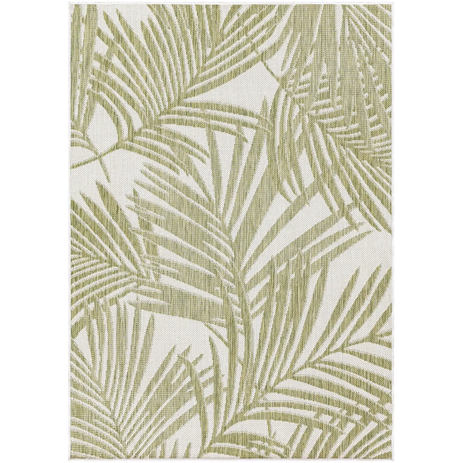 Miami Palm 160cm Indoor Outdoor Rug - Green