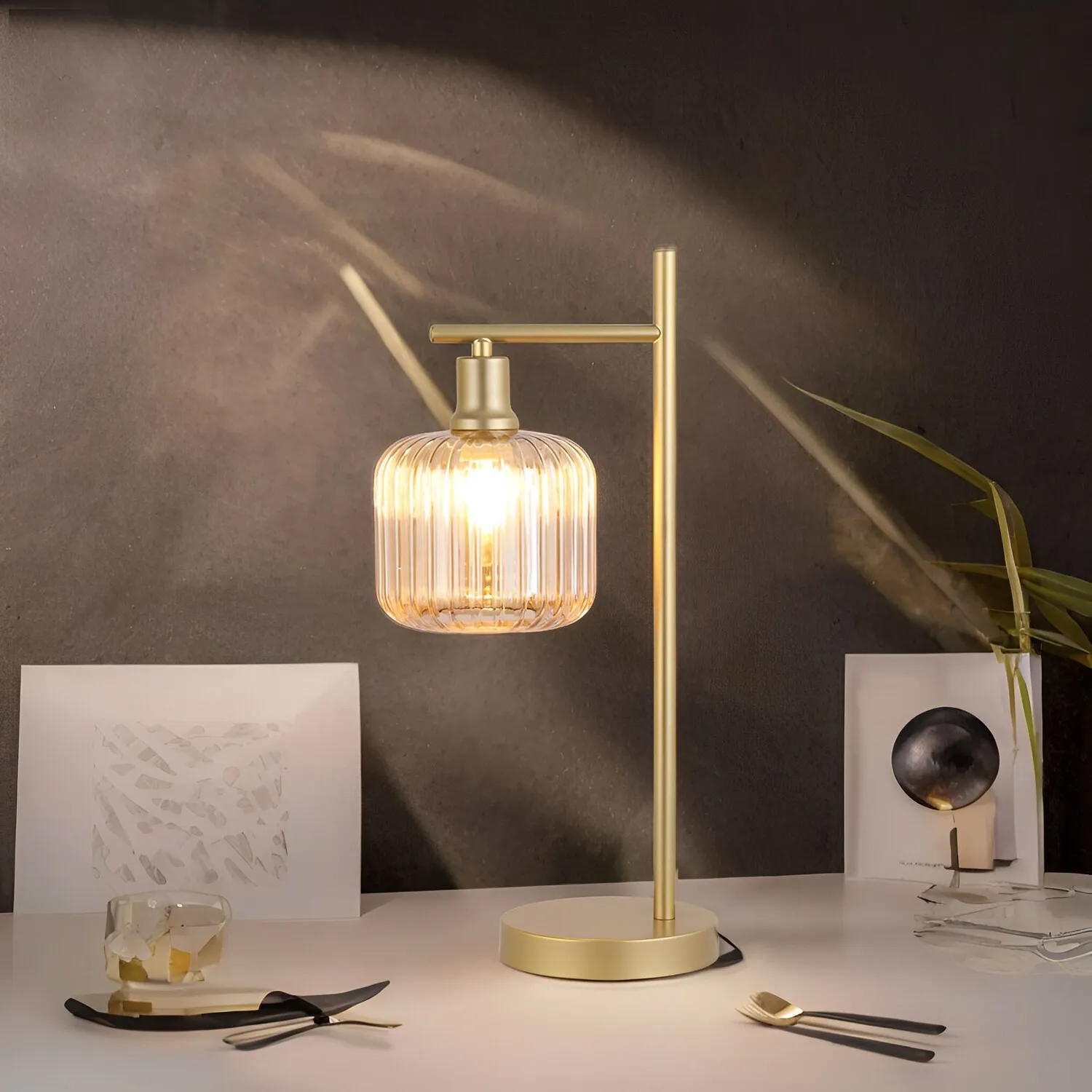 Micah Table Light - Champagne, Gold