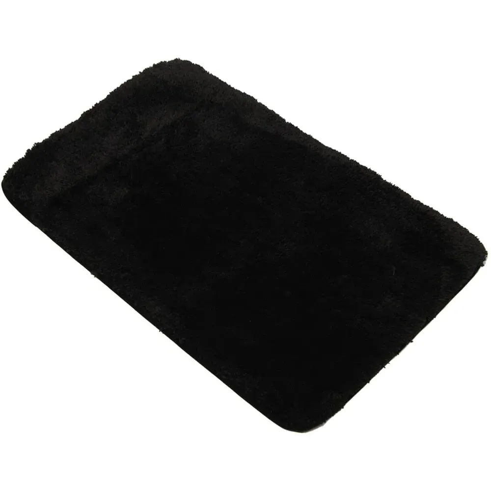 Microfibre Bath Mat - Black