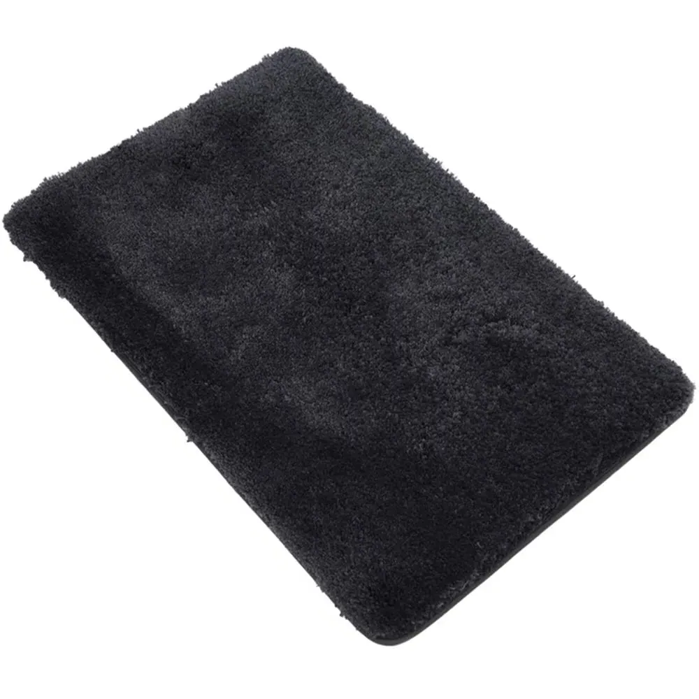 Microfibre Bath Mat - Dark Grey