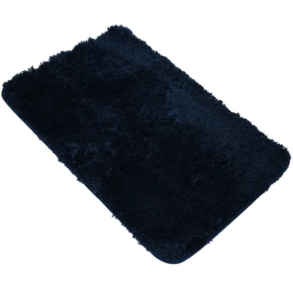 Microfibre Bath Mat - Navy image