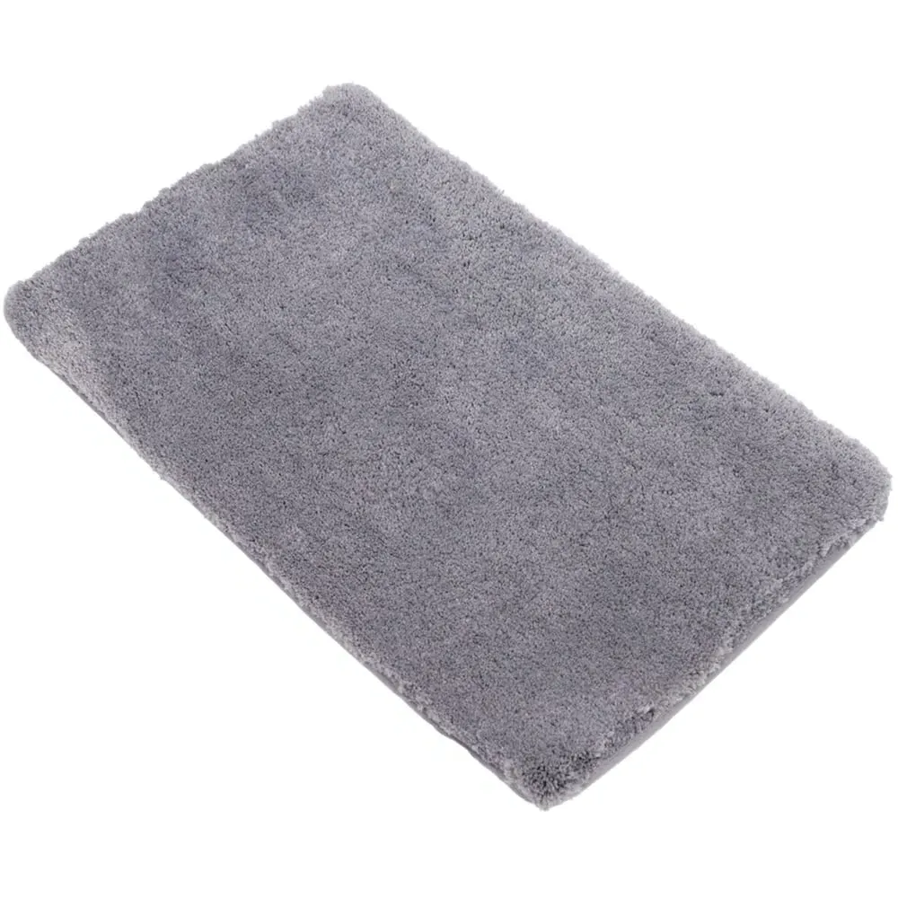 Microfibre Bath Mat - Silver