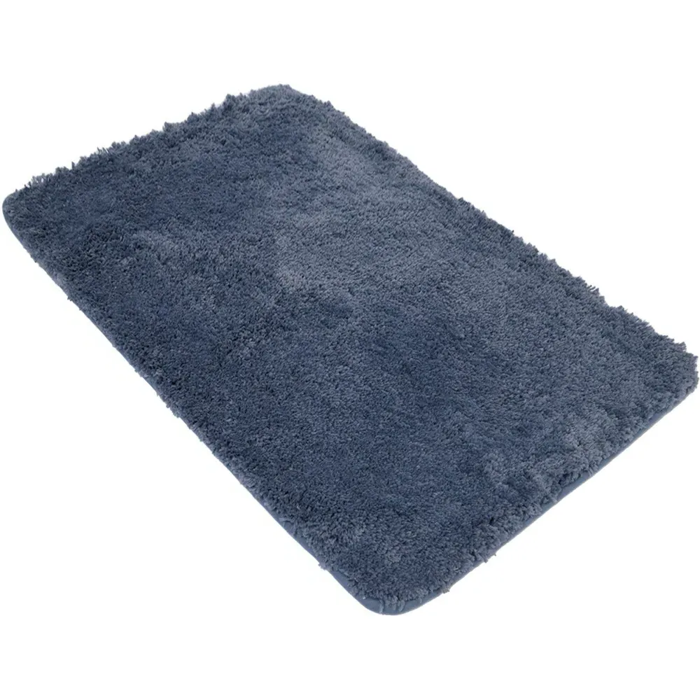 Microfibre Bath Mat - Slate Blue