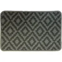 Mighty Mat Geo Loop Washable Mat - Grey