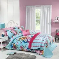 Milady's Chamber Printed Duvet - Azure Blue