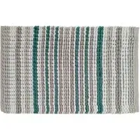 Milan Bath Mat - Beige Blue, Microfibre