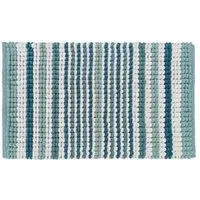 Milan Bath Mat - Turquoise, Microfibre