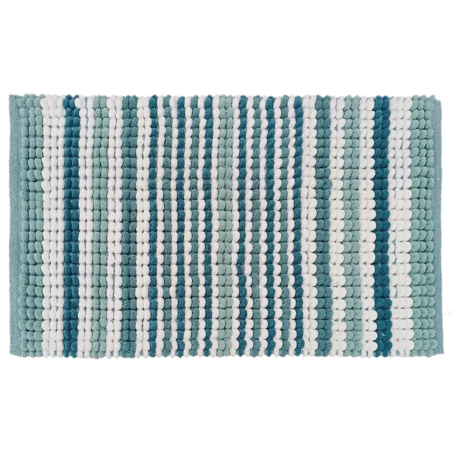 Milan Bath Mat - Turquoise, Microfibre