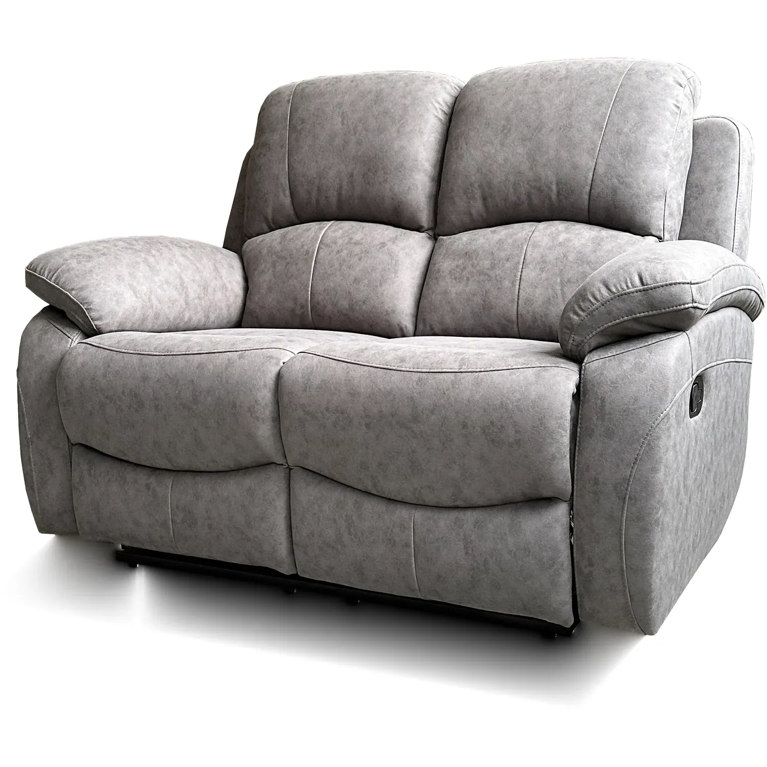 Milano 2-Seater Recliner Sofa - Charcoal