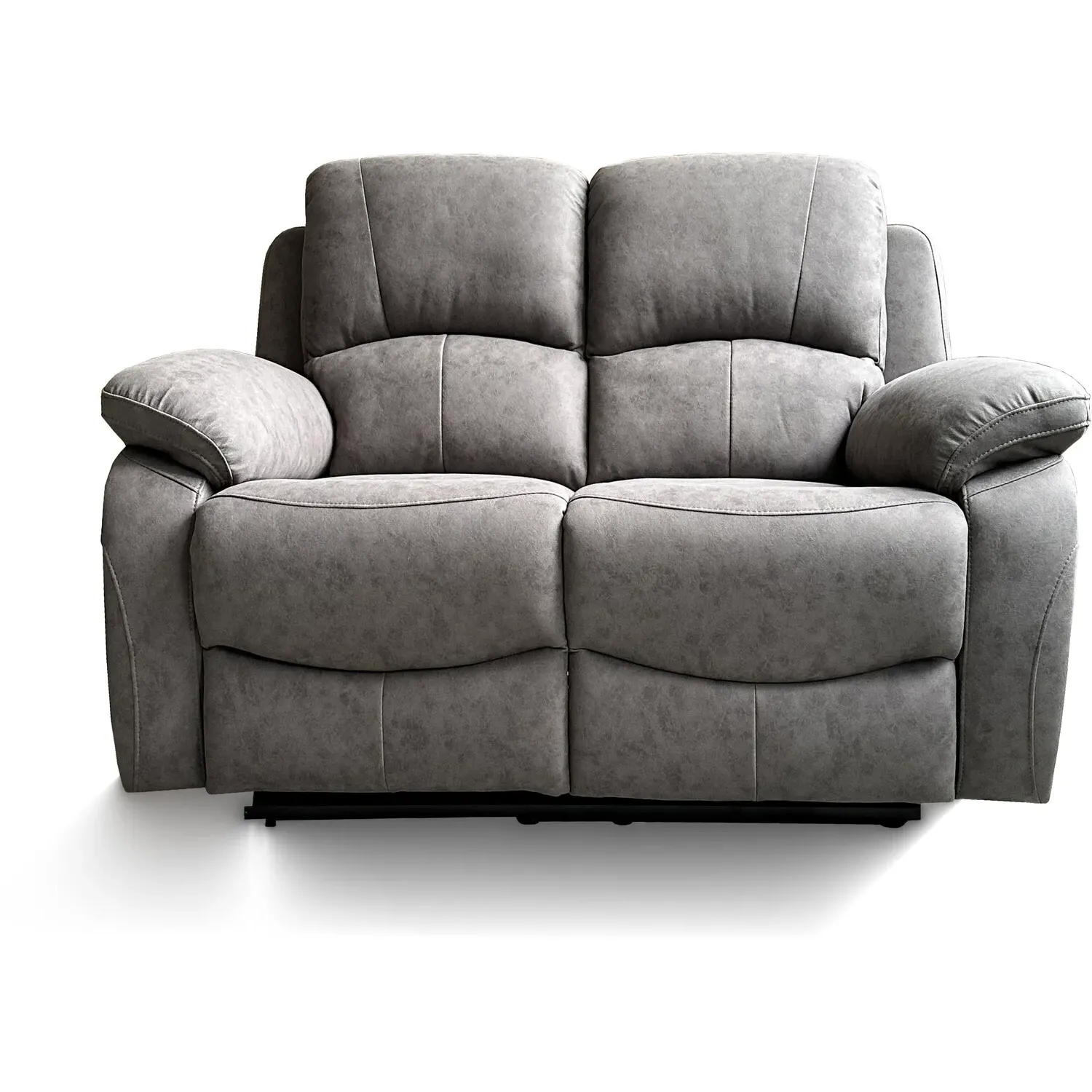 Milano 2-Seater Recliner Sofa - Charcoal