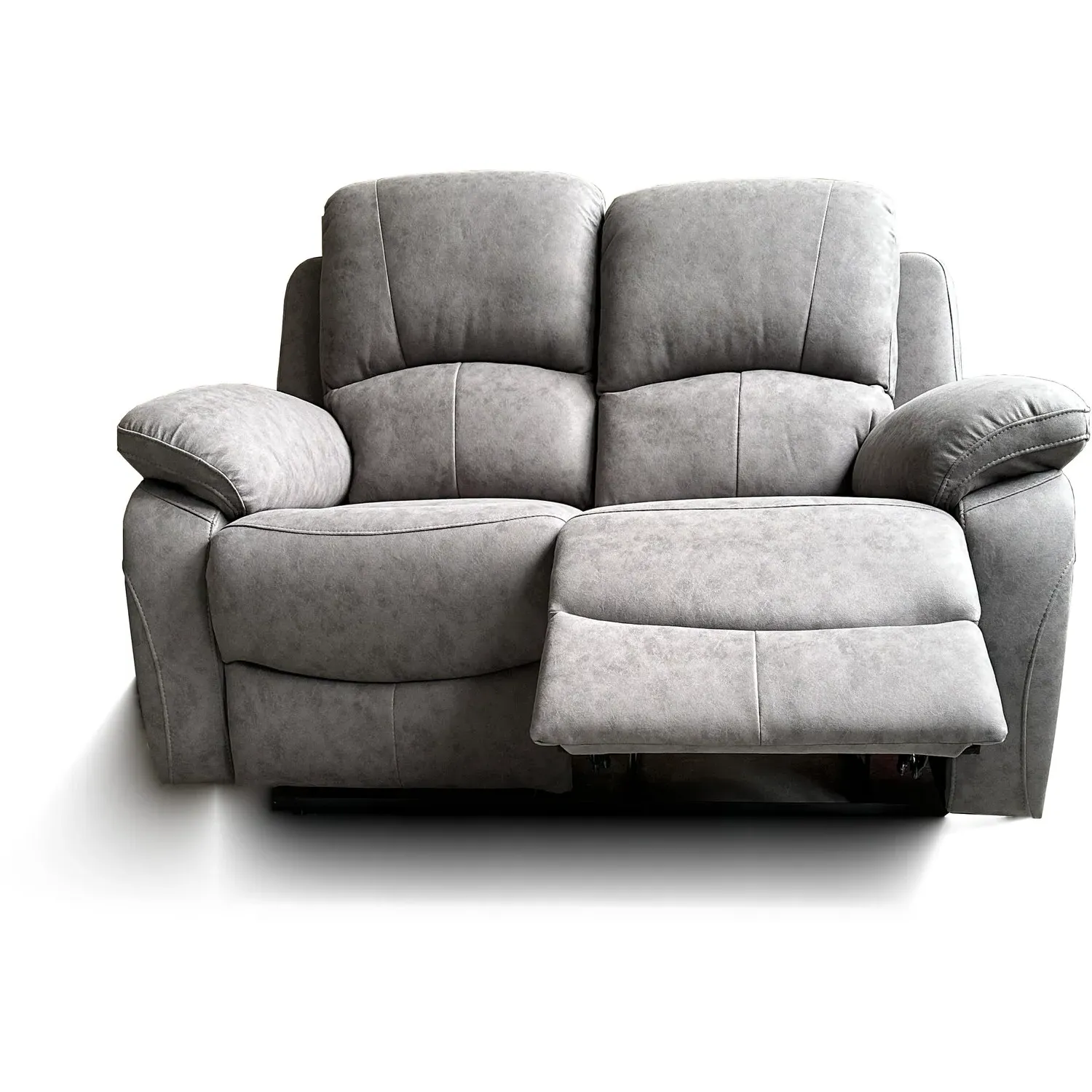 Milano 2-Seater Recliner Sofa - Charcoal