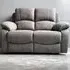 Milano 2-Seater Recliner Sofa - Charcoal