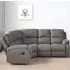 Milano Corner Recliner Sofa - Grey