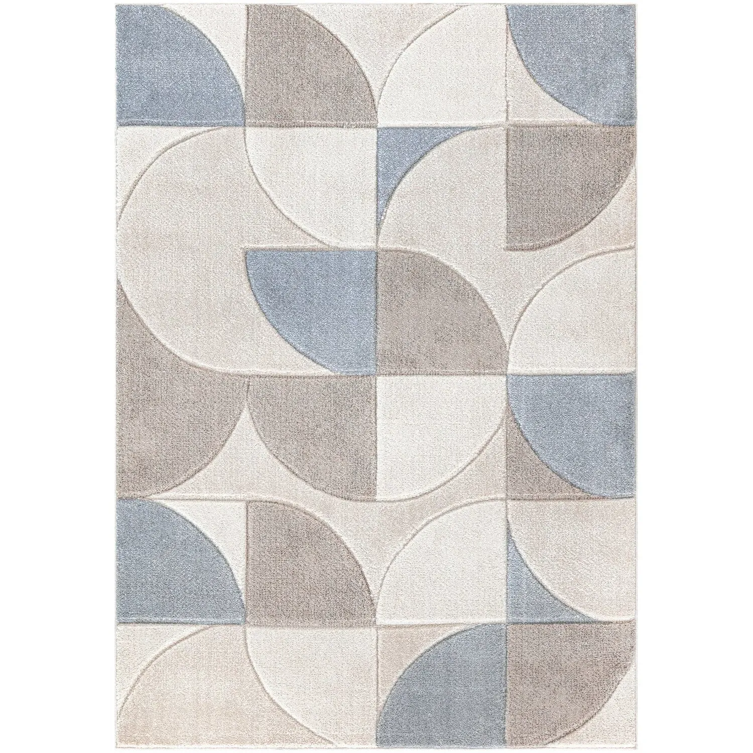 Milano Round Curve Rug 120cm - Natural image