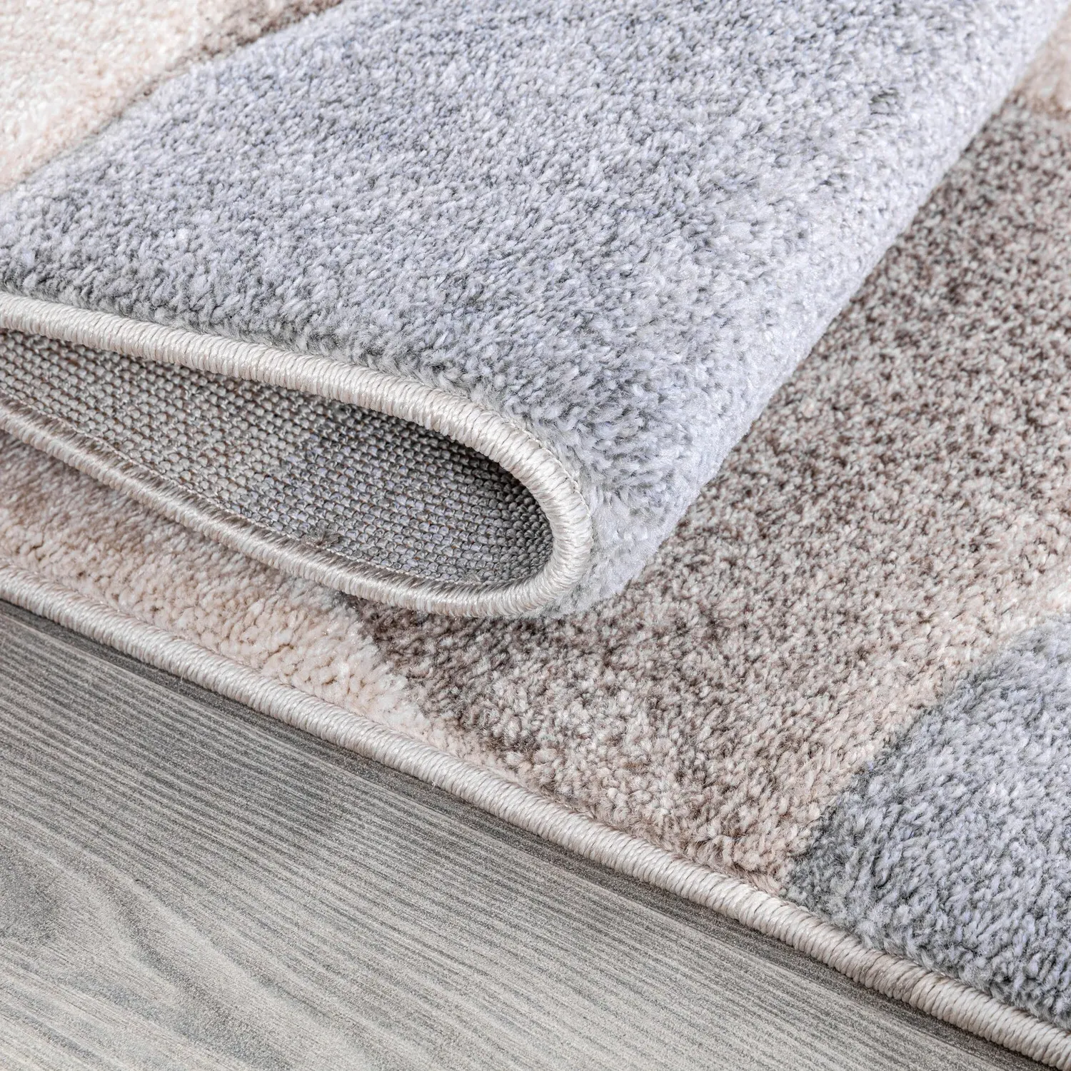 Milano Round Curve Rug 160cm - Natural