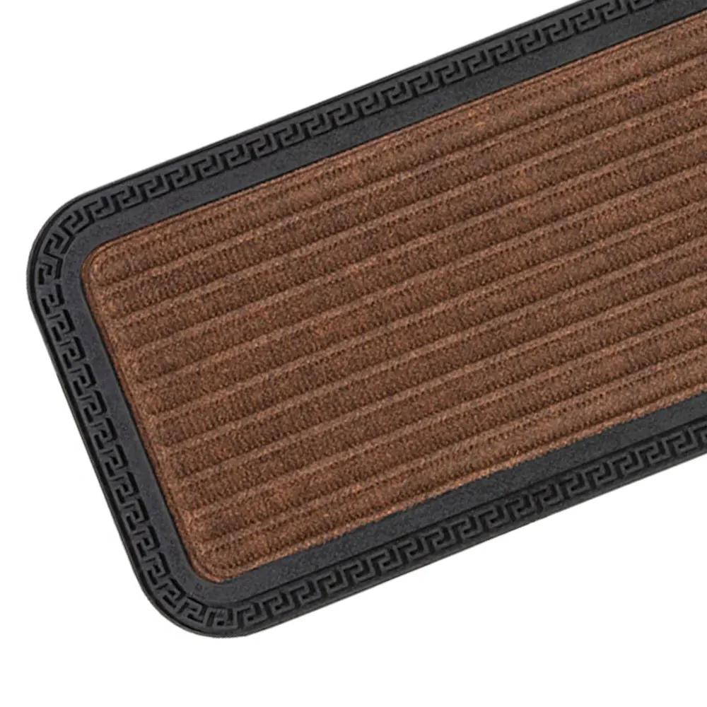 Millbrook Embossed Stripe Doormat - Beige