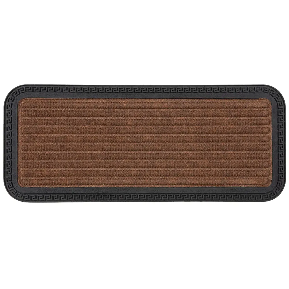 Millbrook Embossed Stripe Doormat - Beige image