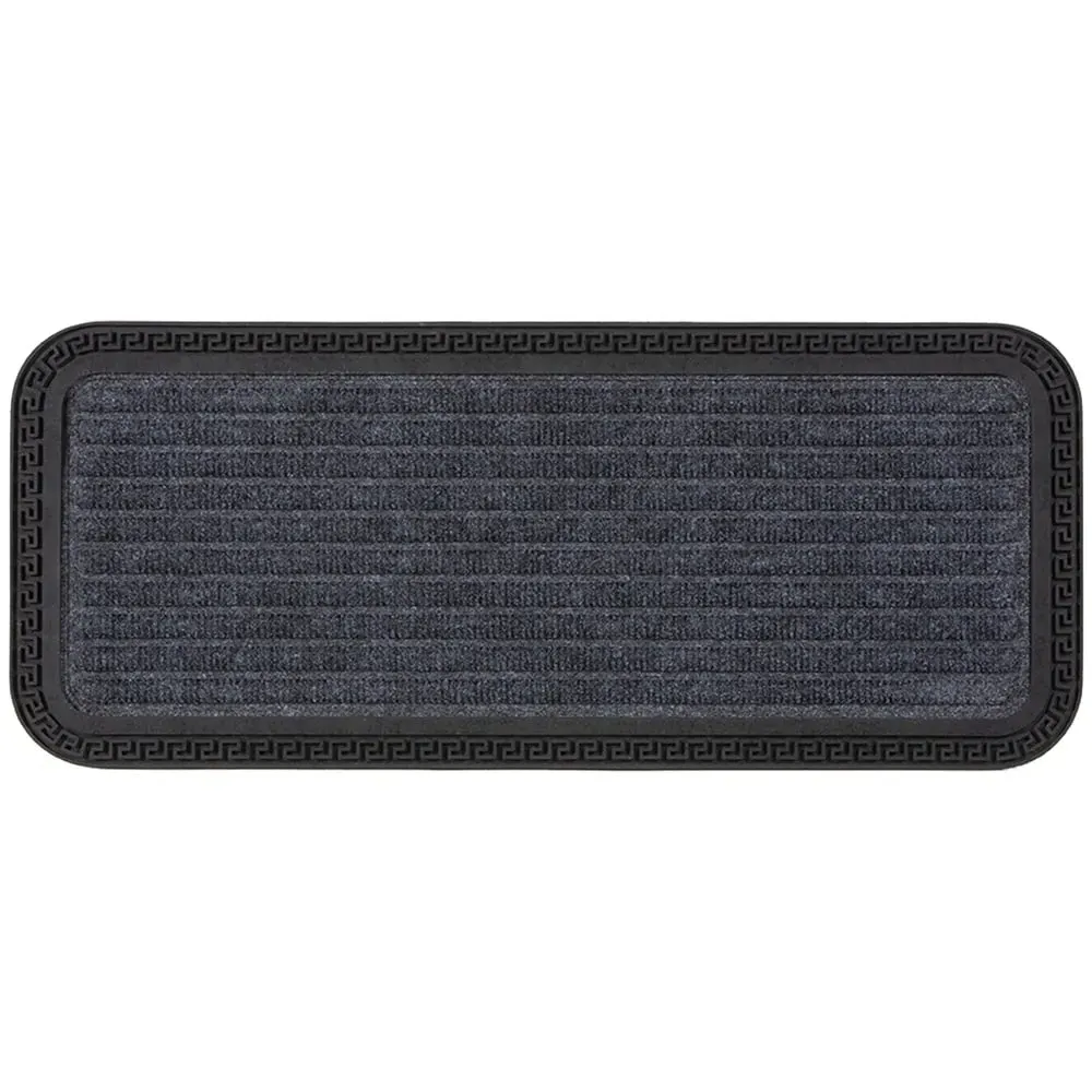 Millbrook Embossed Stripe Doormat - Grey image