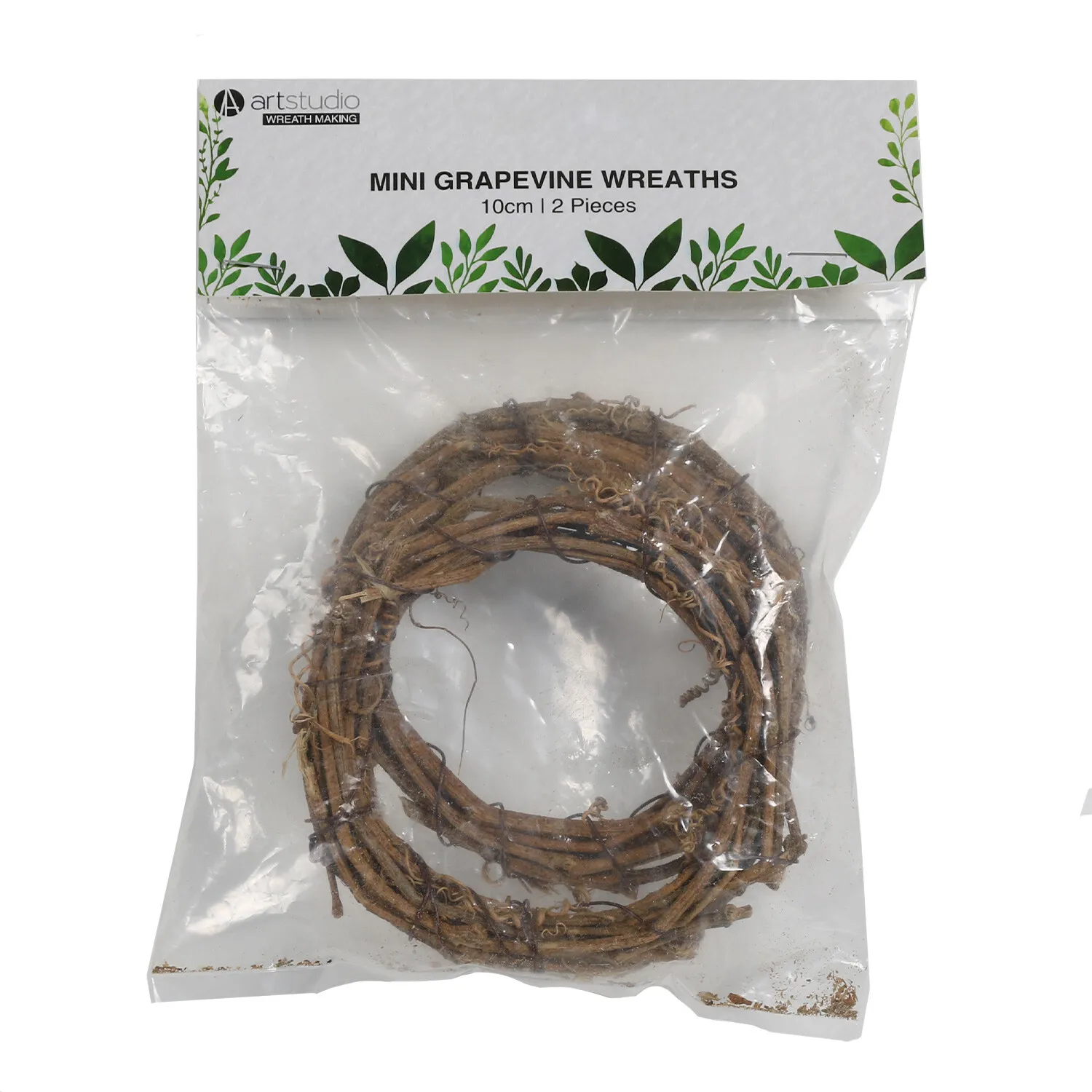 Mini Grapevine Wreaths - Natural